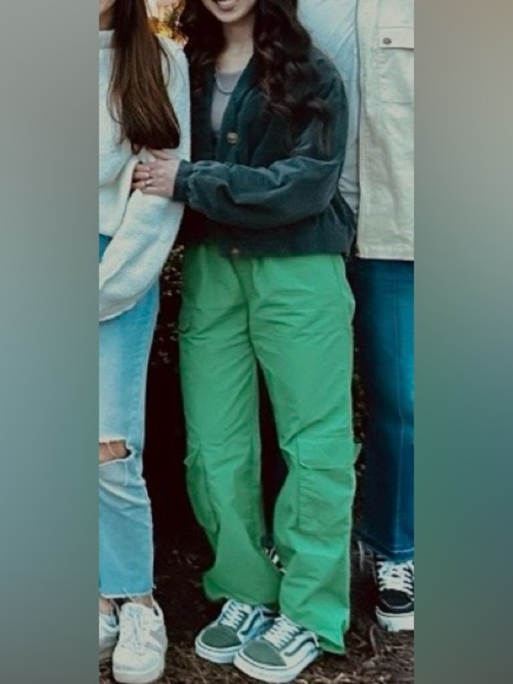 Green Cargo Pants for Women